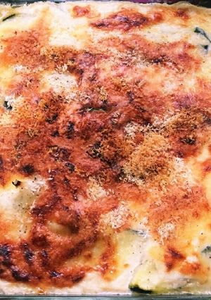 ズッキーニの豆腐クリームグラタン-レシピのメイン写真