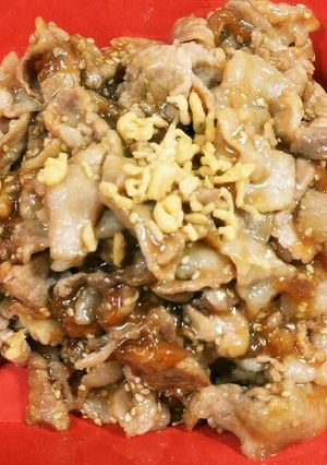 豚こまの甘酢ごまいため-レシピのメイン写真