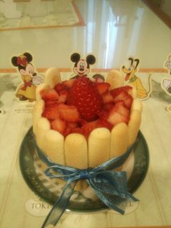 1歳☆苺の誕生日ケーキ-レシピのメイン写真
