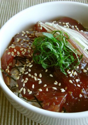 かつおの漬け丼-レシピのメイン写真