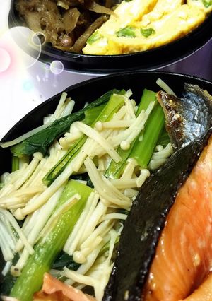 えのきと小松菜の酒蒸し-レシピのメイン写真