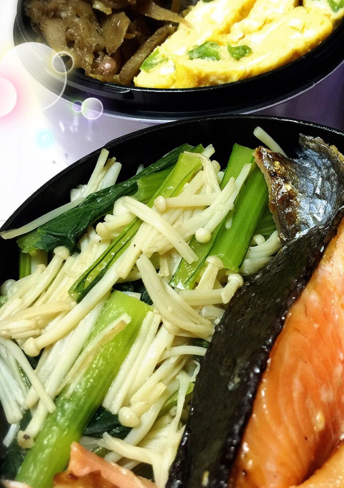 えのきと小松菜の酒蒸し-レシピのメイン写真