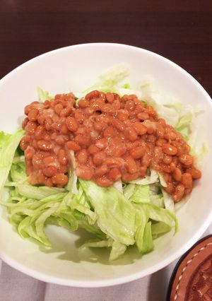 納豆レタスの簡単サラダ-レシピのメイン写真