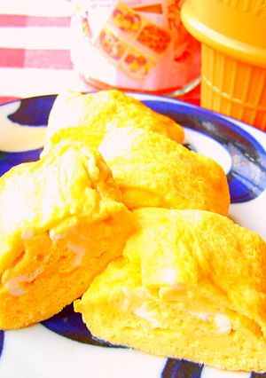バターとミルクの甘い♥卵焼き-レシピのメイン写真