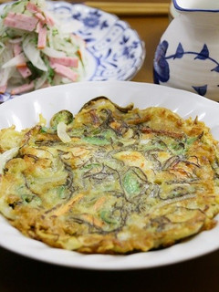 もずく入りチヂミ 白玉粉でカリカリ♪-レシピのメイン写真