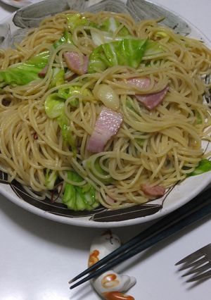 春キャベツとベーコンとアンチョビのパスタ-レシピのメイン写真