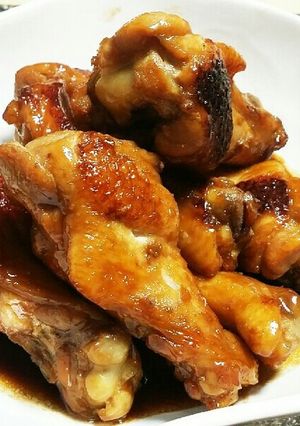 止まらない♪子どもも食べれる鶏手羽甘辛煮-レシピのメイン写真