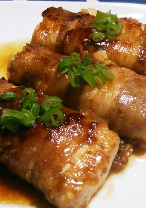 肉巻き豆腐の甘辛焼き-レシピのメイン写真