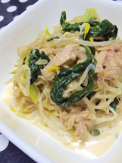 簡単もやしサラダ♡麺つゆマヨ-レシピのメイン写真