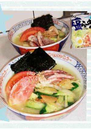 夏野菜のさっぱり塩ラーメン-レシピのメイン写真