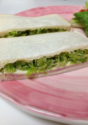 キャベツとハムとチーズのサンド-レシピのメイン写真