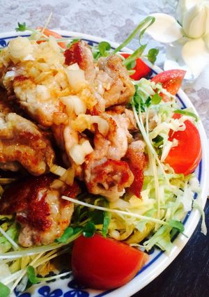 豚肉のカリカリ焼き☆味付けはめんつゆで☆-レシピのメイン写真