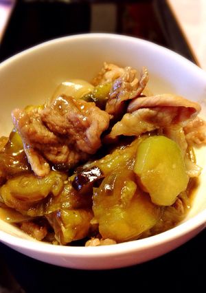 茄子と豚肉のオイスターソース煮♡-レシピのメイン写真