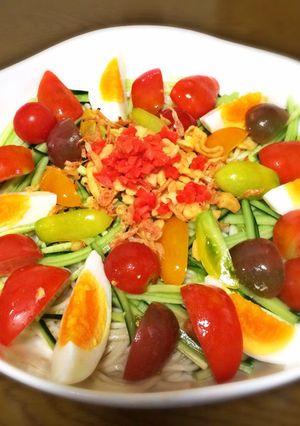 冷麦で作る旨旨冷麺(特製胡麻だれ)-レシピのメイン写真
