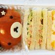 カンタンくまさんバーガーサンド弁当。