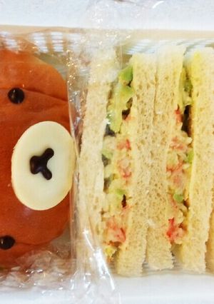 カンタンくまさんバーガーサンド弁当。-レシピのメイン写真
