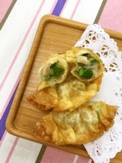 アスパラガスの揚げ餃子-レシピのメイン写真