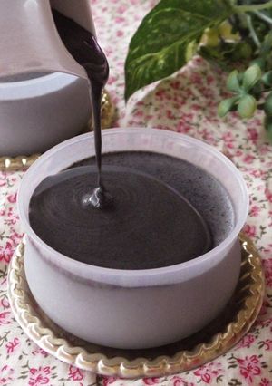 簡単ヘルシー♥とろ～り濃厚黒ゴマプリン-レシピのメイン写真
