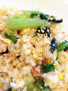 ランチ→ツナ油でガーリックなレタス炒飯♪-レシピのメイン写真