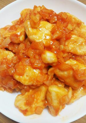 鶏むね肉で鶏チリ-レシピのメイン写真