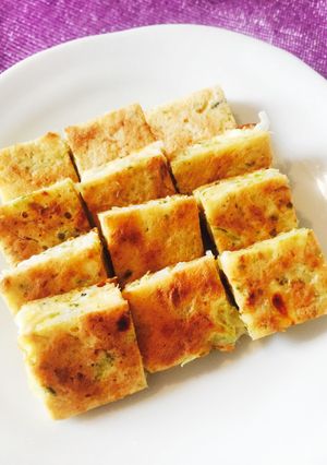 ♡手づかみ食べに♡ツナ缶お好み焼き✨-レシピのメイン写真