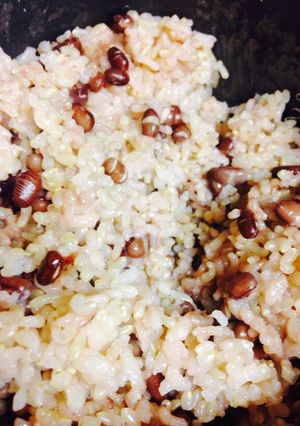 ただ炊くだけ♪小豆ご飯-レシピのメイン写真