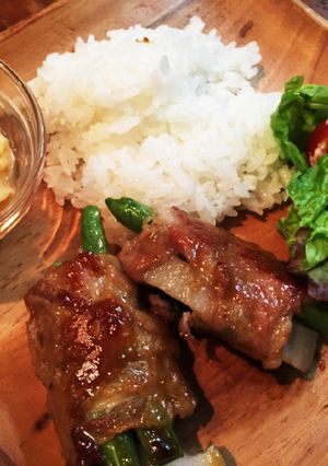 いんげんとレンコンの肉巻き-レシピのメイン写真