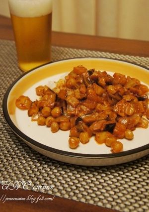 ☆ひよこ豆と素揚げ野菜のウマ辛南国煮☆-レシピのメイン写真