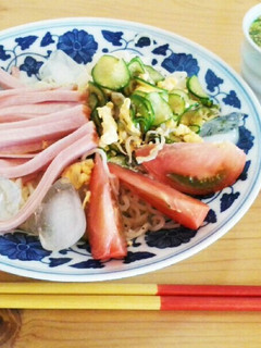 酢の物アレンジ♪冷やしぶっかけ塩ラーメン-レシピのメイン写真