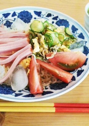 酢の物アレンジ♪冷やしぶっかけ塩ラーメン-レシピのメイン写真