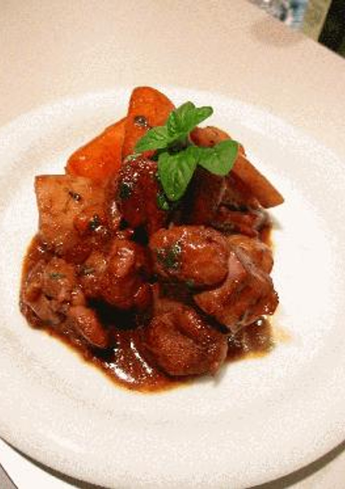 簡単おいしい！根菜と鶏肉のワイン煮-レシピのメイン写真