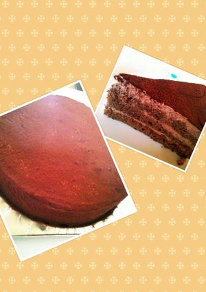 ふわふわチョコレートケーキ♪-レシピのメイン写真