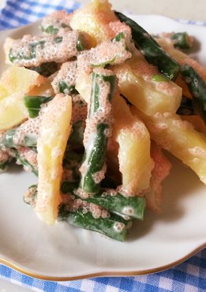 ★インゲン豆・じゃがいものたらこマヨ和え-レシピのメイン写真