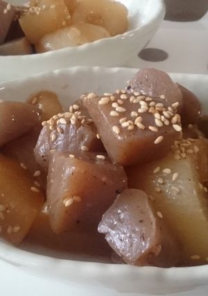 大根とこんにゃくの中華煮-レシピのメイン写真