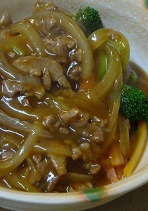 ブロッコリーの肉ソースかけ♪-レシピのメイン写真