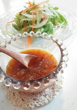 旨すぎる!!ノンオイル玉ねぎドレッシング-レシピのメイン写真