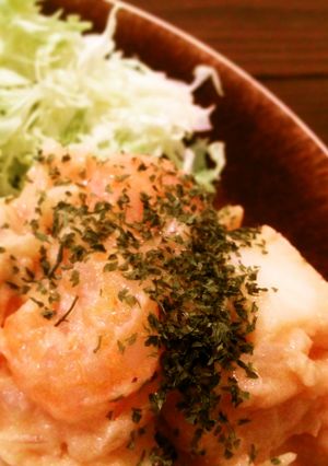 ごちそうポテトサラダ「オーロラの海」-レシピのメイン写真