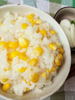 おかわり必須☆とうもろこしご飯-レシピのメイン写真