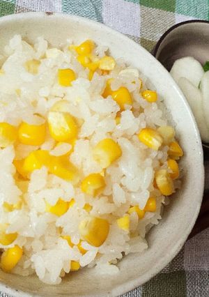 おかわり必須☆とうもろこしご飯-レシピのメイン写真