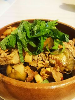 豚肉の茄子エリンギ豆板醤炒め-レシピのメイン写真