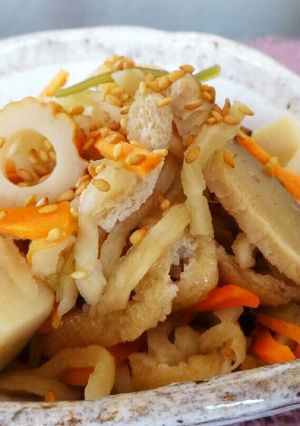 わが家の定番～♪油揚げと切干大根の煮物♡-レシピのメイン写真