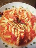 トマトクリームのフィジリパスタ