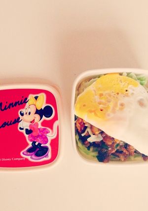 お弁当に！キーマカレー丼-レシピのメイン写真
