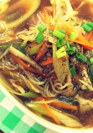 ダイエット！糖質制限 キノコ餡掛け麺-レシピのメイン写真