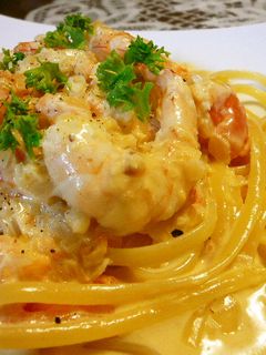 ♡プリッと海老のトマトクリームパスタ-レシピのメイン写真