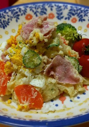 たまねぎたっぷり☆手作りマヨでポテサラ-レシピのメイン写真