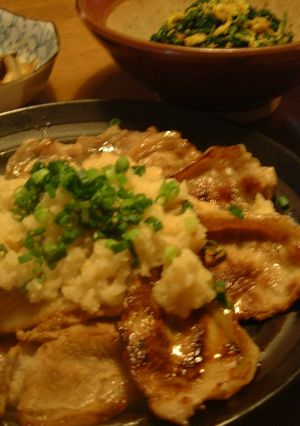 簡単あっさり♪豚の味噌おろしソース-レシピのメイン写真