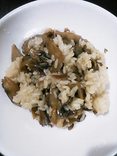 一人前きのこご飯-レシピのメイン写真