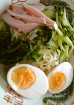 初☆冷やしぶっかけ塩ラーメン-レシピのメイン写真