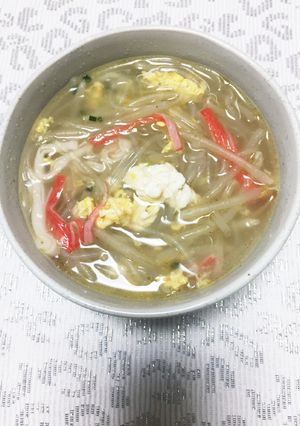 もやしたっぷり春雨スープ♫-レシピのメイン写真